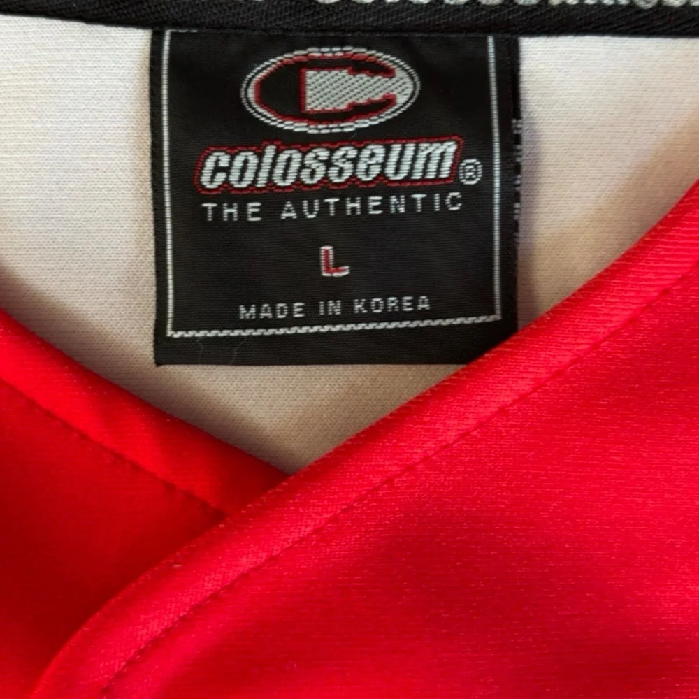 Colosseum Ohio State Buckeyes Football jersey - red and gray Ombre - Large